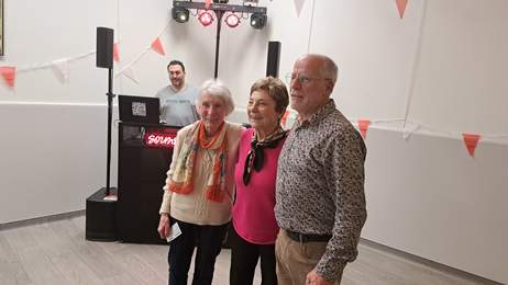 Soir�e choucroute les gagnantes du  jeu des bouchons